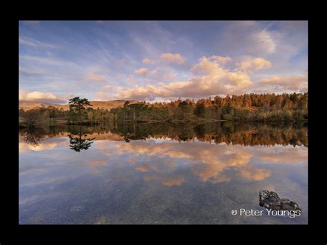 C - Autumn Reflections at Tarn Hows Landscape - Image for sale