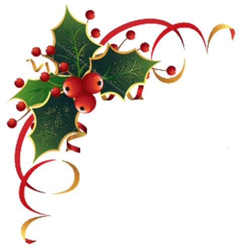 Christmas Holly Border Png - PNG Image Collection