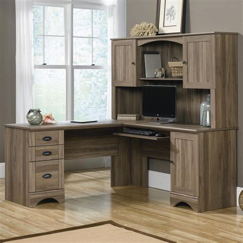 Sauder Corner Desk with Hutch | Nebraska Furniture Mart