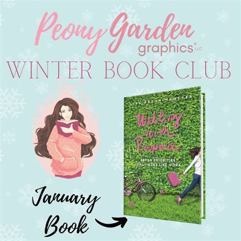 Download: Book Club “Walking With Purpose” – Peony Garden Graphics