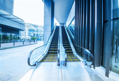 Free Photo | Escalator in the airport