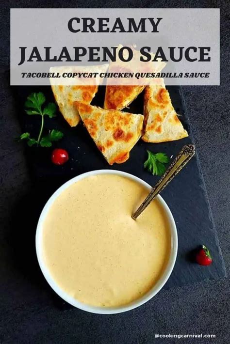 Taco Bell Creamy Jalapeno Sauce recipe - Cooking Carnival