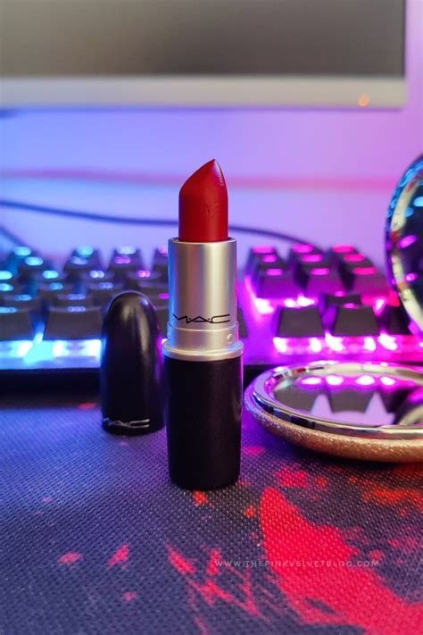 MAC Ruby Woo Lipstick Review and Swatches - The Pink Velvet Blog