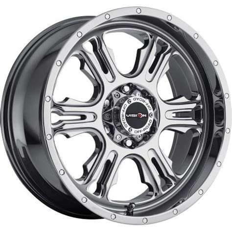 Find 20x9 PVD Chrome Vision Rage 5x5 +10 Wheels Federal Couragia MT ...