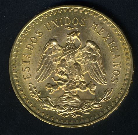 Mexican 50 Pesos Gold Coin of 1922, Centenario.|World Banknotes & Coins ...