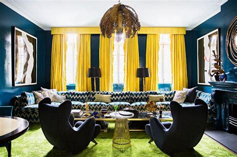 15 ý tưởng yellow and blue living room decor cho phòng khách của bạn