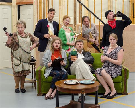 Noises Off Cast Photo August 2018 Scarborough Village Theatre | Mooney ...