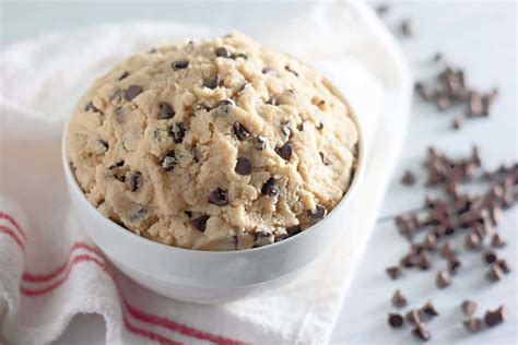 Edible Chocolate Chip Cookie Dough Recipe