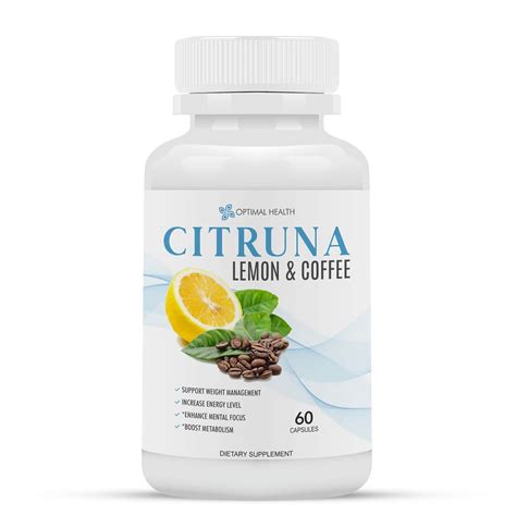 Citruna Lemon & Coffee Fat Burner - Walmart.com