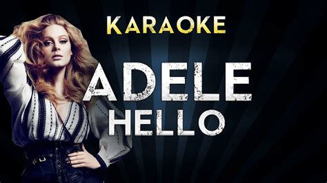 Adele - Hello (Karaoke Instrumental) - YouTube Music