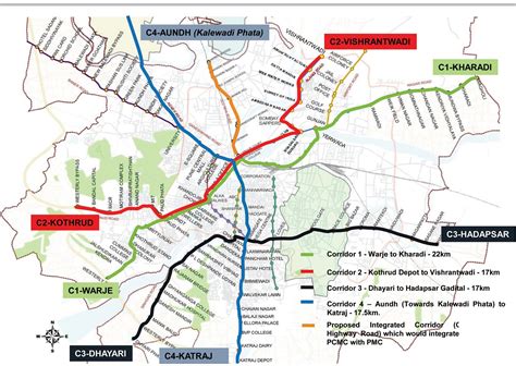 Pune Bus Route Map - Cherye Bette-Ann