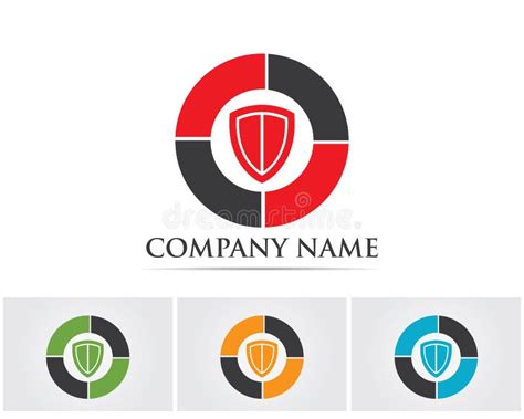 Security Guard Logo Design Vector Shield Template Stock Vector ...