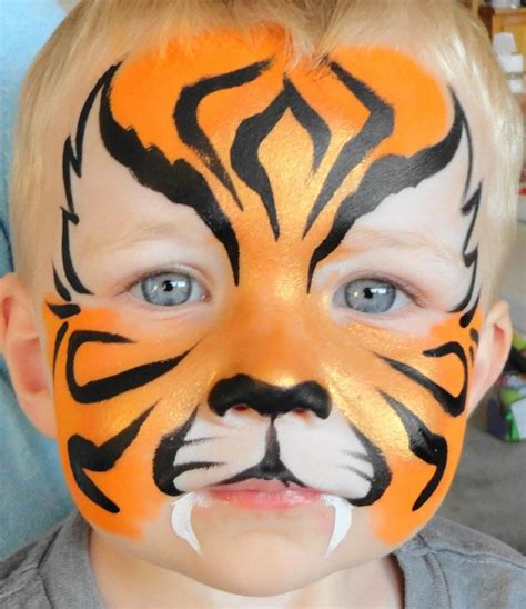 Pirando nesse tigre lindo! Animal Face Paintings, Animal Faces, Face Painting For Boys, Body ...