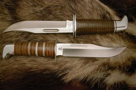 Buck 119 Specials With Leather Handles | Knife shapes, Bowie knife, Buck knives