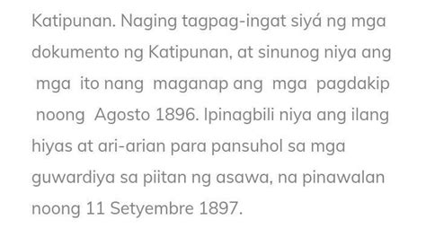 ano ang naiambag ni marina dizon Santiago sa himagsikan? - Brainly.ph