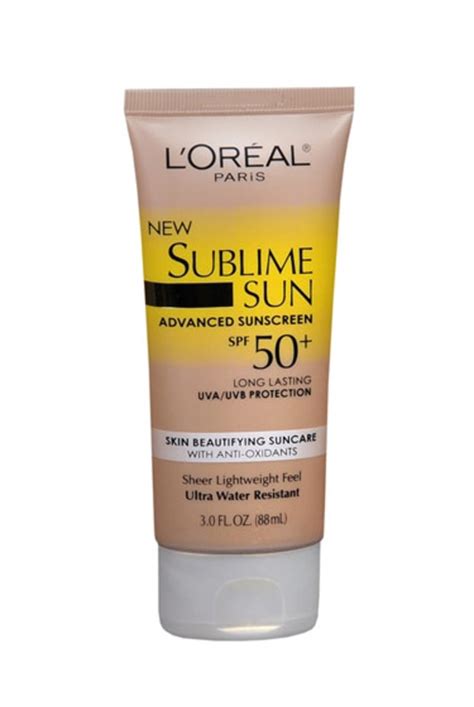 L'Oreal Paris Sublime Sun SPF 50+ | 10 Sunscreens Celebrities Swear By ...