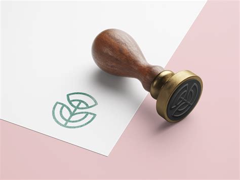 Rubber stamp logo by Kat Wenger on Dribbble