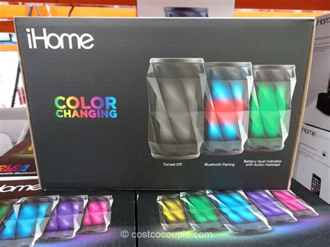 iHome Color Changing Bluetooth Speaker