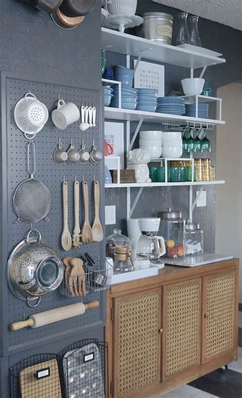 20 Smart DIY Pegboard Storage In Your Kitchen | Home Design And Interior