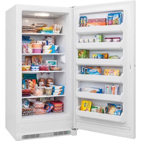 Frigidaire 20.9-cu ft Manual Defrost Upright Freezer (White) at Lowes.com