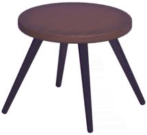 Round Dark Wood Side Table - Dreamlight Valley Wiki