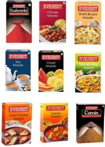 EVEREST Masala Combo (Kitchen King 50gms/ Chaat Masala 50gms/ / Garam ...