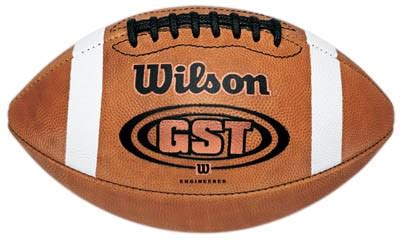 Wilson 1003 GST NFHS Official Leather Game Football