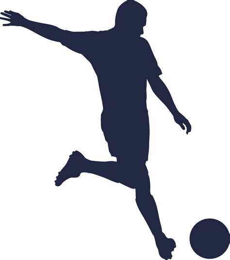 Soccer Silhouette #3 SVG Cut File - Snap Click Supply Co.