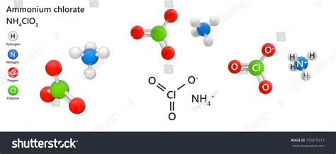 Ammonium Chlorate Formula Nh4clo3 Ammonium Chlorate Stock Illustration 732870313 | Shutterstock