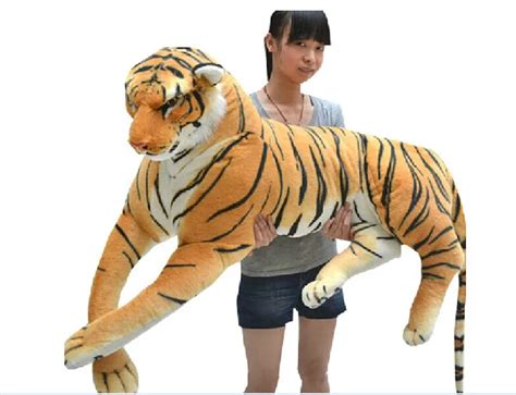 biggest animal plush toys tiger toy huge stuffed tiger doll tiger ...