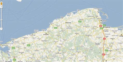 Poland beach map - Map of Poland beach (Eastern Europe - Europe)