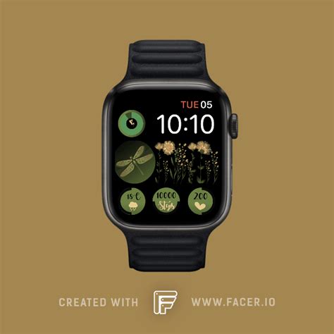 EVA DESIGN - EVA- GREEN NATURE II - watch face for Apple Watch, Samsung ...