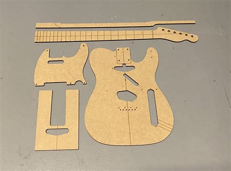 P Bass Guitar Body Templates