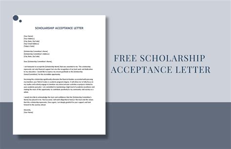 How to Write a Winning Scholarship Acceptance Letter