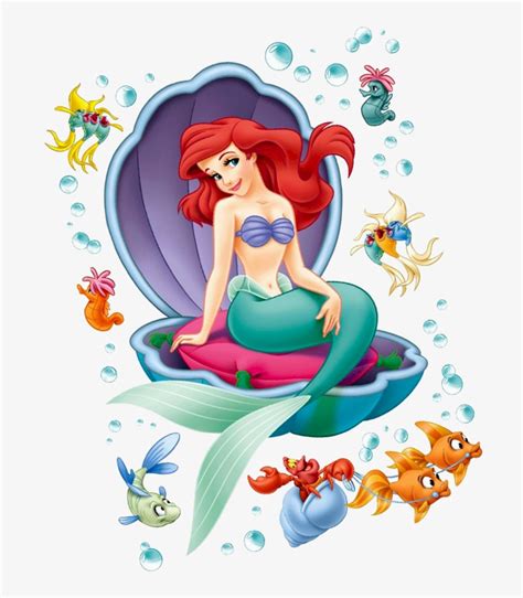 Ariel Little Mermaid Clipart - Clip Art Little Mermaid PNG Image ...