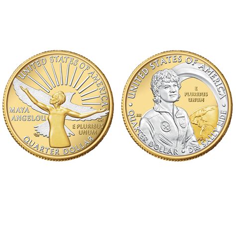 The Platinum and Gold Highlighted Celebrating America Quarters Collection