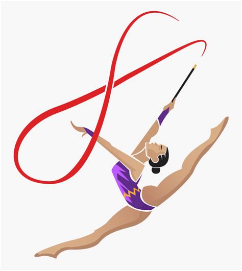 Rhythmic Gymnastics Ribbon Png , Png Download - Rhythmic Gymnastics Png ...