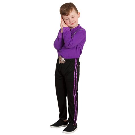 The Wiggles Purple Wiggle Costume Lachy Jeff Boys Child Toddler 3-5 ...