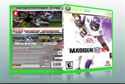 Viewing full size Madden NFL 10 box cover