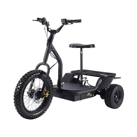 MotoTec 1200 Watt 48v 3 Wheel Electric Trike Mobility Scooter - Walmart ...