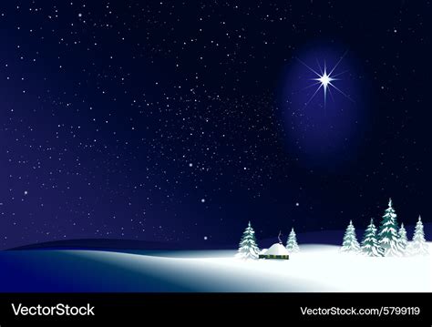 Christmas scene Royalty Free Vector Image - VectorStock