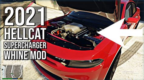 2021 HELLCAT CHARGER SUPERCHARGER WHINE IN GTA 5 | How to install the supercharger whine mod ...