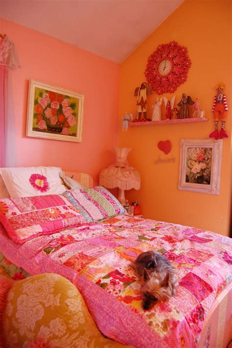 This is a shot of my pink and orange bedroom. I just love my room. Photo by Emily Ashman ...