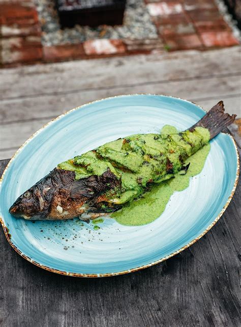 Charred Butterfish With Herb Sauce - Cuisine Magazine - From New ...