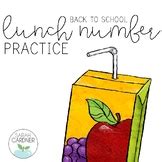 School Lunch Number Teaching Resources | Teachers Pay Teachers