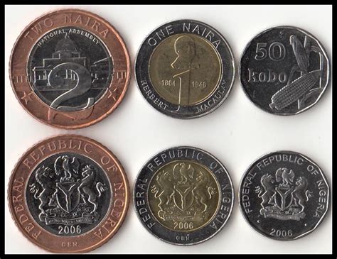 Set 3pcs Nigeria Coins Sets Beautiful Africa 100% real and Original ...