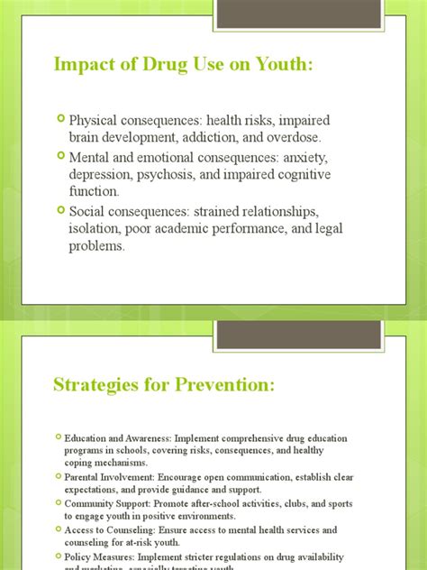 Impact of Drug Use On Youth | PDF