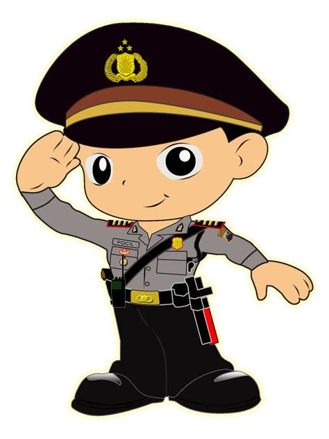 Gambar Kartun Polisi Keren | Top Lucu