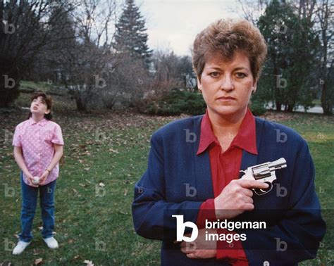 Image of Betty Mahmoody with daughter Mahtob (10) here May 3, 1990