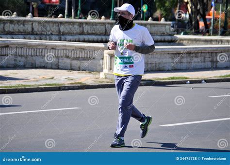 Man Running Fast Editorial Stock Photo - Image: 34475738